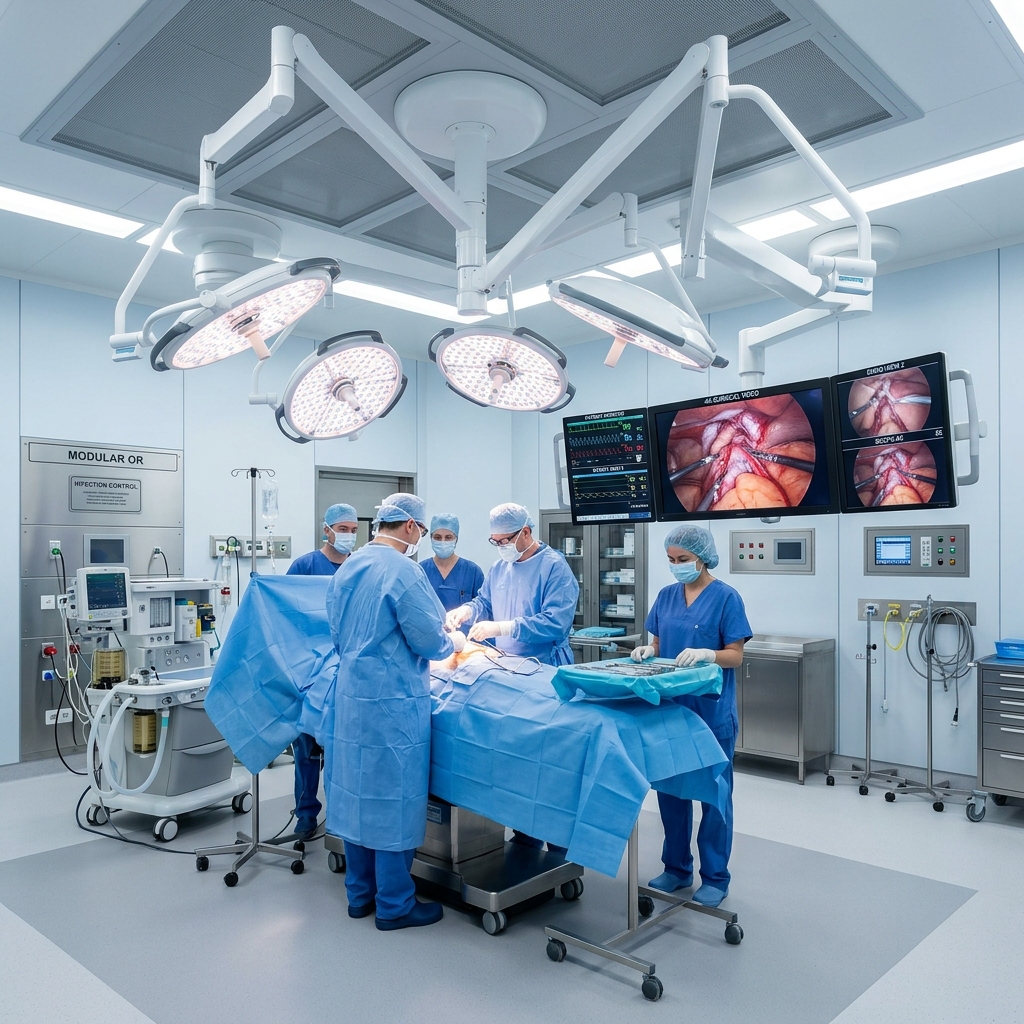 Modular Laparoscopic Operating Theater